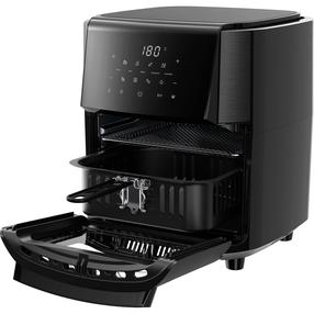 Karšto oro gruzdintuvė Electrolux 800 serija EAF12B, juoda sp., 1800 W, 12 l