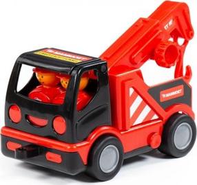 Игрушечный кран Polesie Mammoet My First Truck 77349, красный цв.