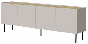 Комод Cama Fellini, дубовый цв./кашемир цв., 70 см x 200 см x 40 см