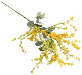 Dirbtinė šakelė Homla Maloo, geltona sp./žalia sp., 87 cm