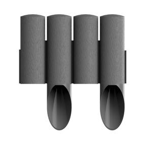 Tvorelė Garden Center, 230 cm x 5.5 cm x 25.5 cm, pilka sp., 10 vnt.