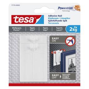 Kabliukai rėmeliui pakabinti Tesa Powerstrips, balta sp.