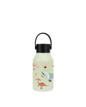 Бутылка-термос Runbott Mii Dinos, 0.35 л, коричневый цв./зеленый цв.