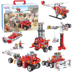 Конструктор Woopie Creator City Fire Brigade, 187 шт., красный цв.