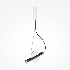 Valgusti rippuv Maytoni Enigma MOD150PL-L5W3K, LED, 3000 °K, 1 x 5 W, must v. / valge v.