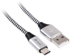 Vads Tracer USB 2.0 to USB Type-C USB, USB-C, 1 m, sudraba krās./melna krās.