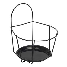 Кронштейн вазона Garden Center, 18.5 см x 18 см, 20 см, металл, черный цв.