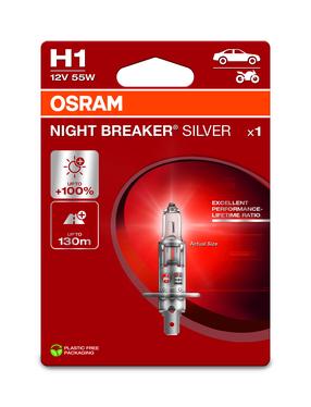 Auto spuldze Osram 64150NBS-1BL, halogēnā spuldze, caurspīdīga krās./balta krās., 12 V