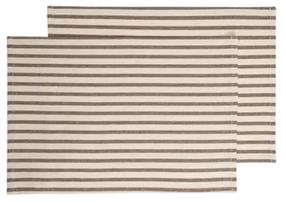 Galda paklājiņš Homla Basic Davio 246673, 45 cm x 30 cm, 2 gab., Brūna krās.