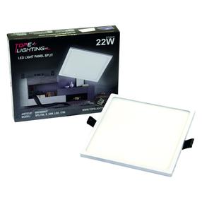 Šviestuvas įleidžiamas Tope Split, 4000°K, LED, balta sp., 22 W