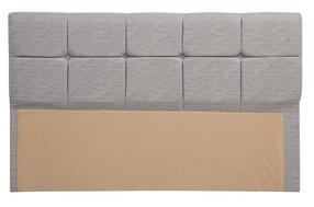 Lovos galvūgalis Kalune Design Vitalia, 90 cm x 7 cm, 97 cm, pilka sp.