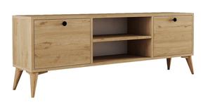 TV staliukas Kalune Design Dolce, ąžuolo sp., 138 cm x 29.5 cm x 42.6 cm