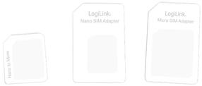 SIM kartes adapteris Logilink