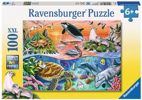 Dėlionė Ravensburger Ocean 106813, 49 cm x 36 cm, 100 vnt., įvairių spalvų