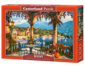 Pusle Castorland Mediterranean Veranda, 68 cm x 47 cm, 1000 tk, mitmevärviline