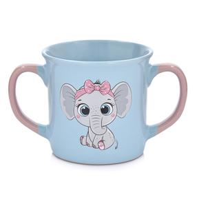 Vaikiškas puodelis Ambition Sweetie Elephant, 250 ml, 1 m., 7.6 cm, keramika, žydra sp.