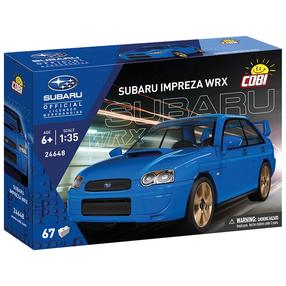 Konstruktors, automašīna Cobi Subaru Impreza WRX 24652, 67 gab., zila krās.