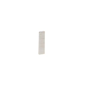 Põrandaliistu otsadetail Cezar MasterLine W-PS-ZLPML60-M502, 1.6 cm x 6 cm x 1.5 cm, hall v., 2 tk