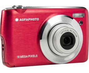 Digitālā fotokamera AgfaPhoto DC8200 + Case + 16GB SD, sarkana krās.