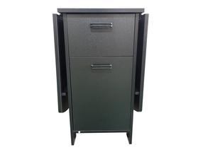 Стол c удлинением Domoletti, черный цв., 40 - 160 см x 80 см x 75 см