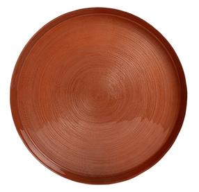 Lėkštė pietų Homla Vireon, 28 cm x 28 cm, ruda sp.