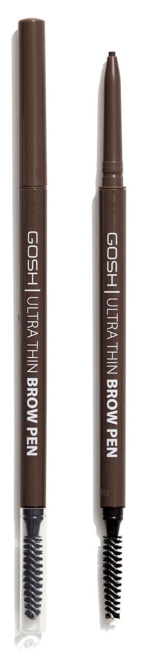 Akių pieštukas Gosh Ultra Thin, 0.09 g 03 dark brown