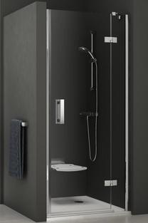 Dušo durys Ravak Smartline SMSD2-120 B-R, 120 cm x 190 cm, skaidri sp./chromo sp./grūdintas