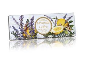 Muilas, rinkinys Fiorentino Lavender & Cedar, levandos/kedras, 100 g, 3 vnt.