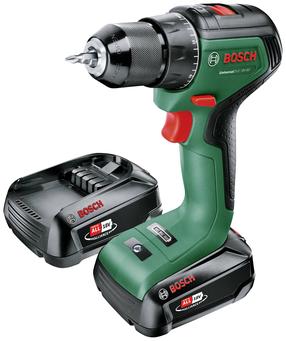 Аккумуляторная дрель-шуруповерт с батареей Bosch UniversalDrill 18V-60, 18 В, 2 Ah