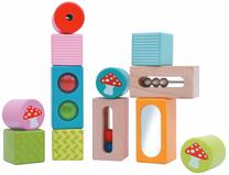 Medinės kaladėlės Marko Discovery Blocks, 12 vnt.