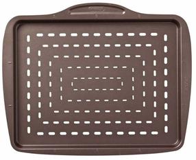 Kepimo forma, picai Pyrex Asimetria, ruda sp., 37 cm x 29 cm