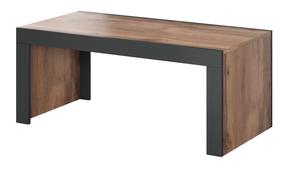 Kavos staliukas Cama Meble, antracito sp./ąžuolo sp., 120 cm x 60 cm x 50 cm
