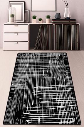 Kiliminis takas Conceptum Hypnose Scratch Djt - Black, balta sp./juoda sp., 150 cm x 100 cm