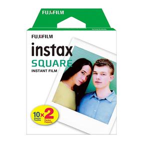 Momentinės fotoplokštelės Fujifilm Instax Square Glossy, kadrų sk. 10 x 2 vnt., balta sp.