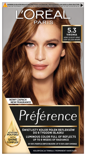 Matu krāsa L’Oréal Paris Preference, virginia krās., 5.3, 160 ml