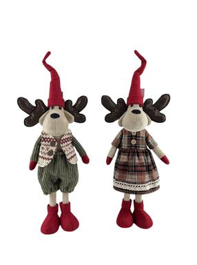 Kalėdinė dekoracija, „Elnias“ Christmas Touch CK614-Q25113AB, 57 cm, (spalva/dizainas parenkami atsitiktine tvarka)