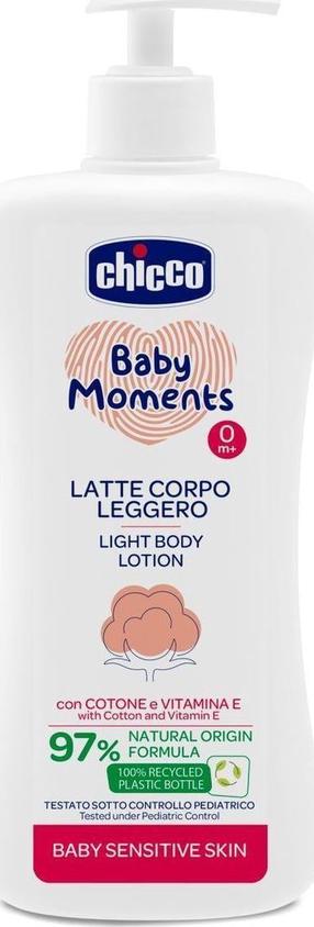 Ķermeņa losjons Chicco Baby Moments, chi000428, 500 ml