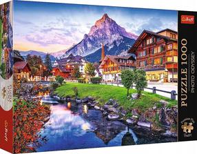 Dėlionė Trefl Alpine Village Switzerland 10854, 48 cm x 68.3 cm, 1000 vnt., įvairių spalvų