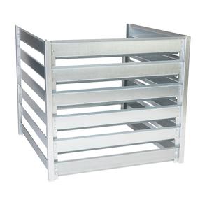 Komposta kaste Timbela M800A, 91 cm x 91 cm x 85 cm, 704 l, pelēka krās.