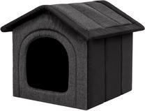 Šuns būdelė Hobbydog Inari R1 BUIGZC2, juoda sp./grafito sp., R1