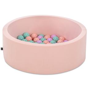 Baseinas su kamuoliukais Kalune Design Bubble Pops, ⌀ 7 cm, mėtinė (mint) sp. rožinė sp.