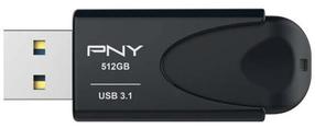USB mälupulk PNY Attaché 4, must v., 512 GB