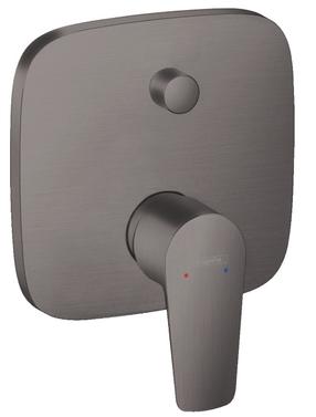 Смеситель для душа скрытого монтажа Hansgrohe Talis E Brushed Black Chrome, хромовый цв.