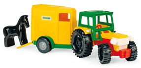 Игрушечный трактор Wader Tractor With Trailer, многоцветный