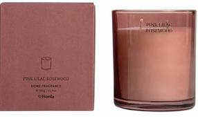 Žvakė, aromatinė Homla Eternal Pink Lilac Rosewood, 40 h, 380 g, raudona sp.