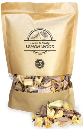Aromātiskas zāģu skaidas Smokey Olive Wood Lemon Nº3 L3-01, citronkoks, 1.7 l, koka krās.