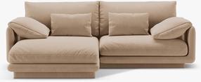 Kampinė sofa Micadoni Torino MIC_LC_S_184_F1_TORINO2, smėlio ruda sp., kairinė, 220 x 170 cm x 83 cm