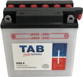 Motociklų akumuliatorius TAB, 12 V, 9 Ah, 90 A