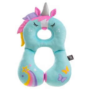 Ceļojumu spilvens, bērnišķīgi BenBat Unicorn, zila krās./rozā krās.