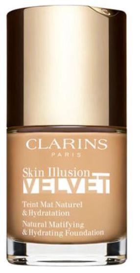Skystas makiažo pagrindas Clarins Skin Illusion Velvet, smėlio sp., 110n, 30 ml